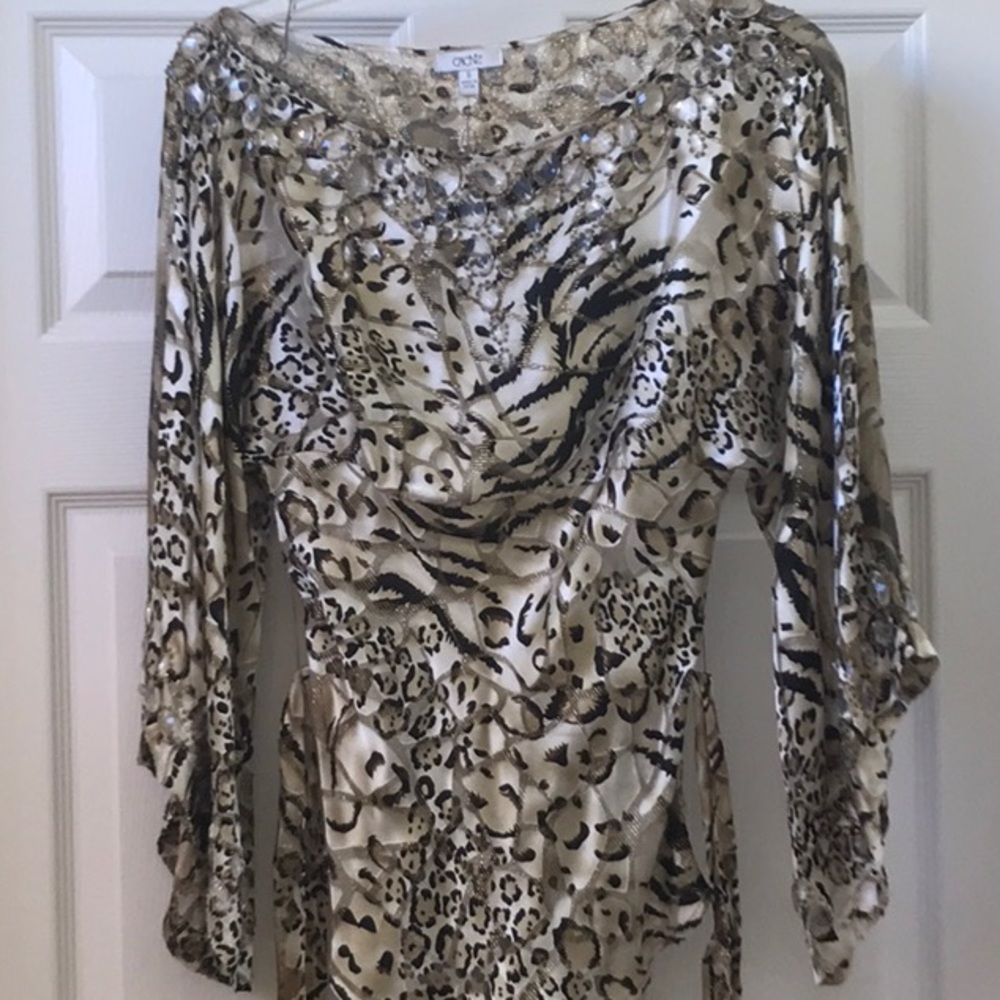 Cache Beaded Top